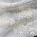 30D Woven Lace Tulle Chiffon Embroidery Fabric